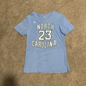 Jordan Light Blue North Carolina 23 Tee